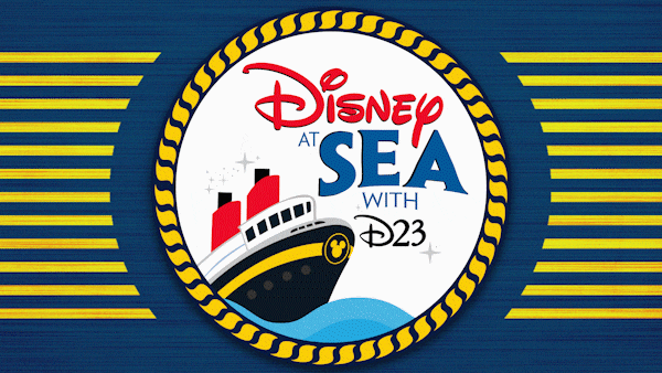 Disney at Sea with D23 logo