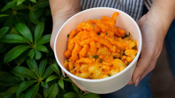 Crunch Mac-N-Cheese from the Mac & Cheese Truck at Disney Springs
