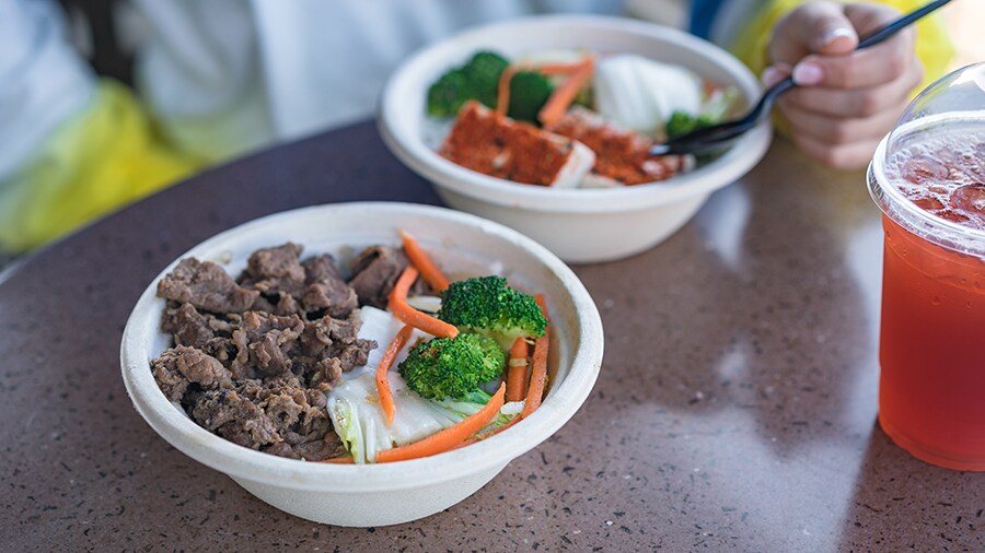 Asian Rice Bowls from Lucky Fortune Cookery at Disney California Adventure Park