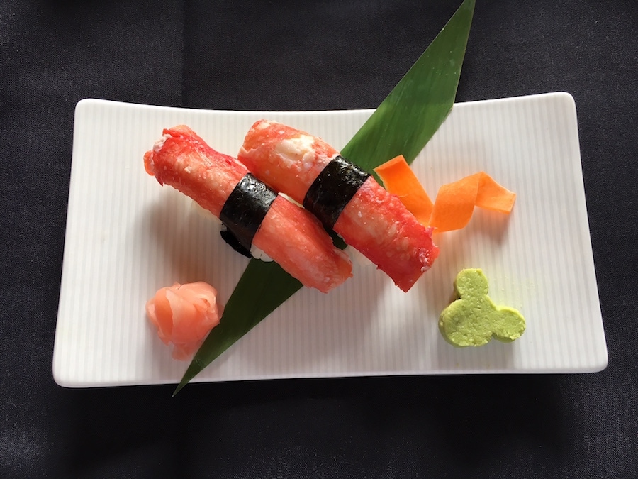 Sushi Served in ‘Olelo Room at Aulani, A Disney Resort & Spa