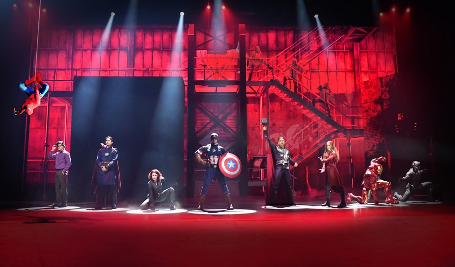 Marvel: Super Heroes United stage show at Disneyland Paris