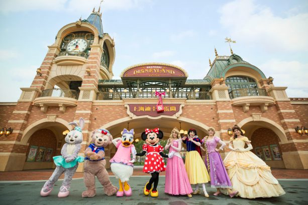 Beloved characters at Shanghai Disneyland