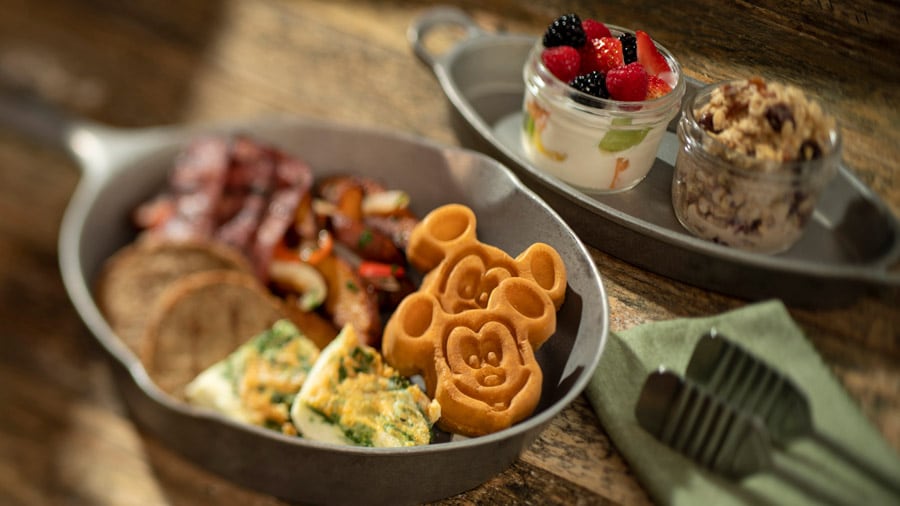 Lighter Side Breakfast Skillet from Whispering Canyon at Disney’s Wilderness Lodge