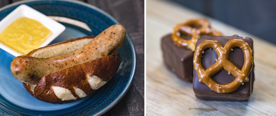 Slow-roasted Bratwurst and House-made Beer Marshmallows from the Disney California Adventure Food & Wine Festival