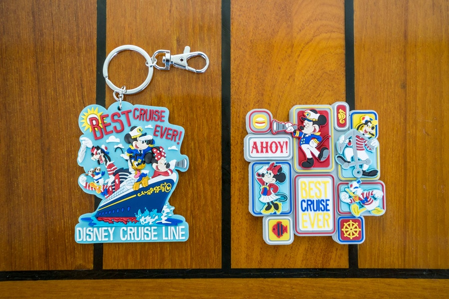 Disney Cruise Line’s exclusive new Characters Ahoy collection - Keychain and Magnet
