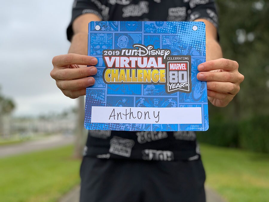 runDisney Virtual Series Challenge race bib