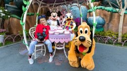 Miley Cyrus Enjoys Tea Time with Minnie, Daisy and Pluto During Get Your Ears On – A Mickey and Minnie Celebration at Disneyland Park