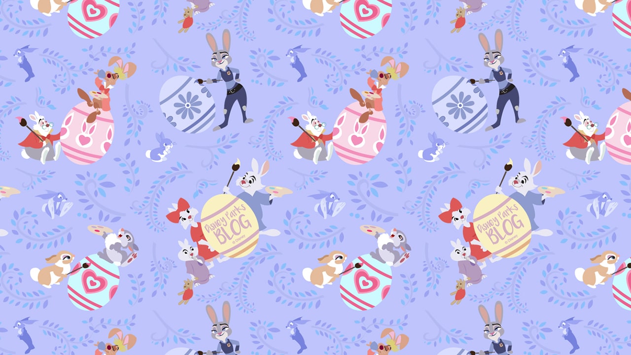 Celebrate Easter With Our Disney Bunny Themed Digital Wallpaper Disney Parks Blog