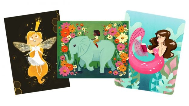 Meet the Artists in April 2019 at WonderGround Gallery in Downtown Disney District at Disneyland Resort - Art by Alishea Gibson and Ann Shen
