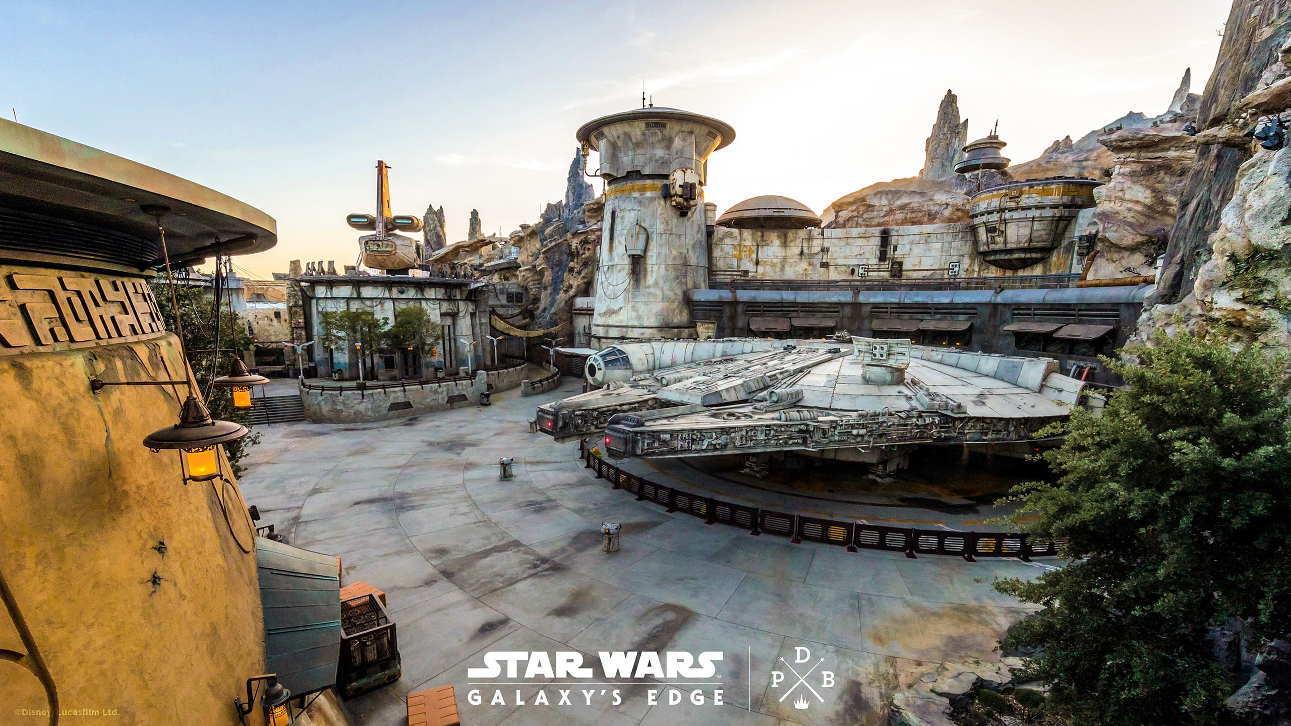 Star Wars Galaxy S Edge At Disneyland Resort Wallpaper Desktop Ipad Disney Parks Blog