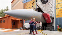 Experience a heroic encounter with Captain Marvel at Disney California Adventure park