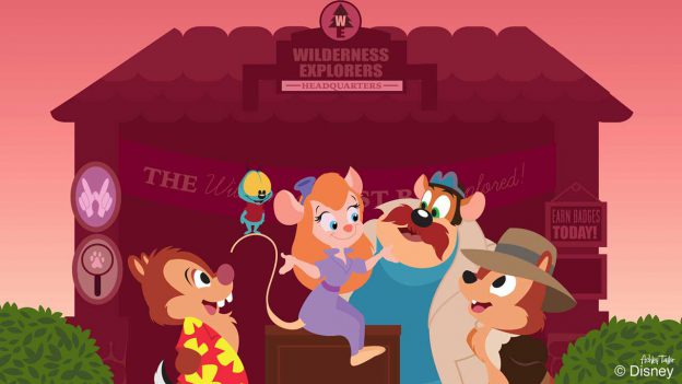 Disney Doodle: The Rescue Rangers Turn Wilderness Explorers