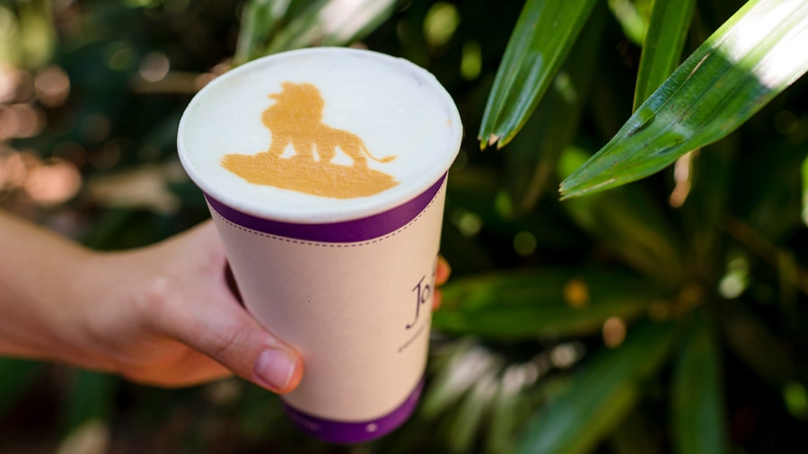 The Lion King Latte Art from Joffrey’s Coffee & Tea Co. at Disney’s Animal Kingdom Theme Park