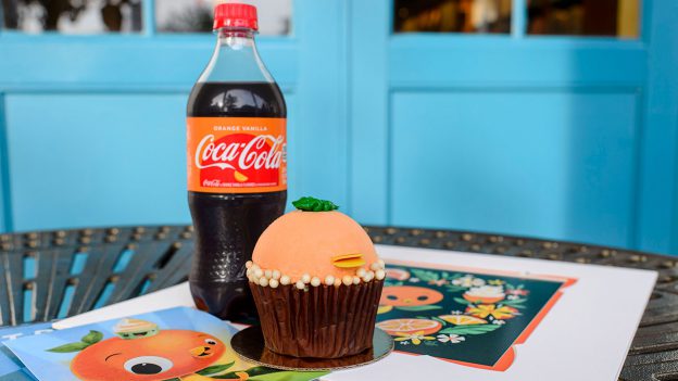 Orange Bird Cupcake and Coca-Cola