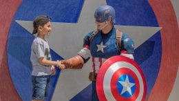 Gathering of Super Heroes at Disney California Adventure Park