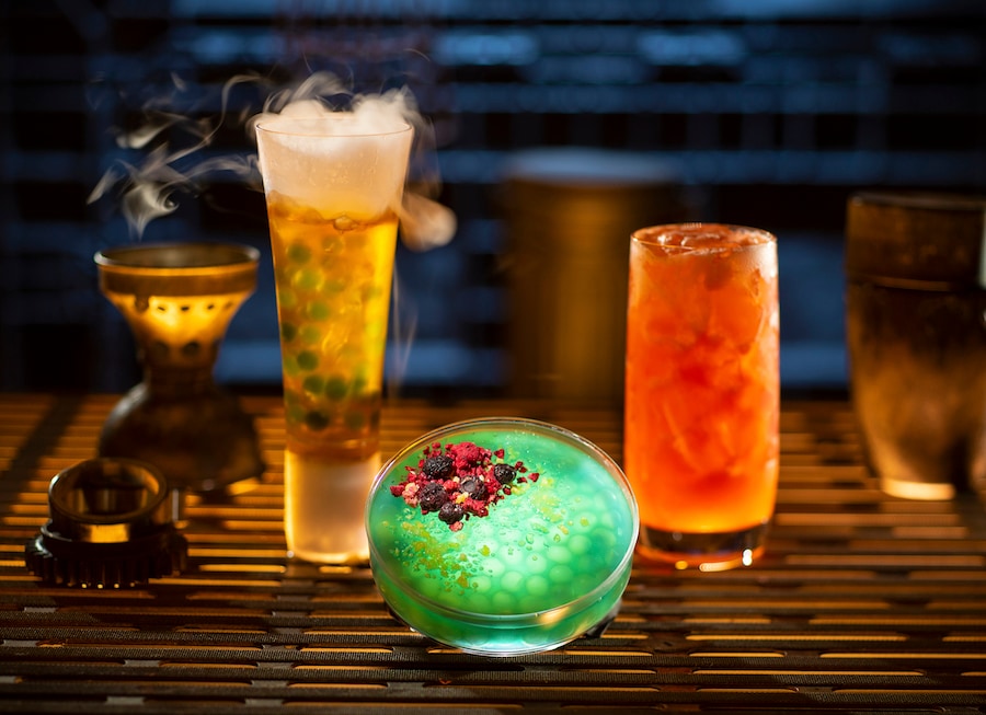 Assorted Beverages from Oga’s Cantina at Star Wars: Galaxy’s Edge