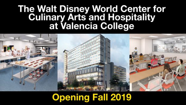 The Walt Disney World Center for Culinary Arts and Hospitality at Valencia College - Opening Fall 2019 - renderings