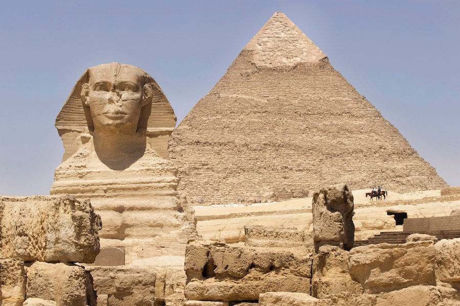 Journey to Giza, home of the famous pyramids and the Sphinx with Adventures by Disney