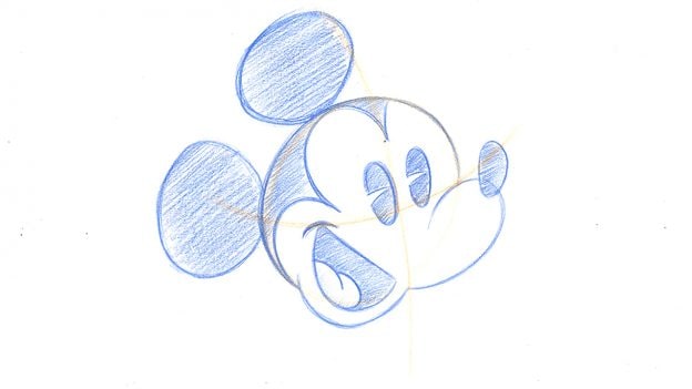 Learn to Draw Mickey Mouse