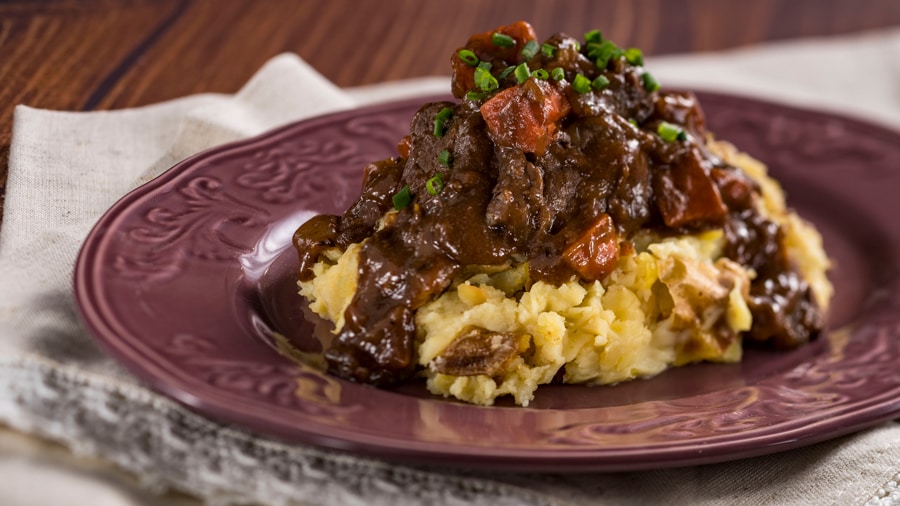 Venison Stew with Crushed Potatoes from The Alps Marketplace at the Epcot International Food & Wine Festival