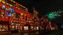 Fireworks at Disneyland park