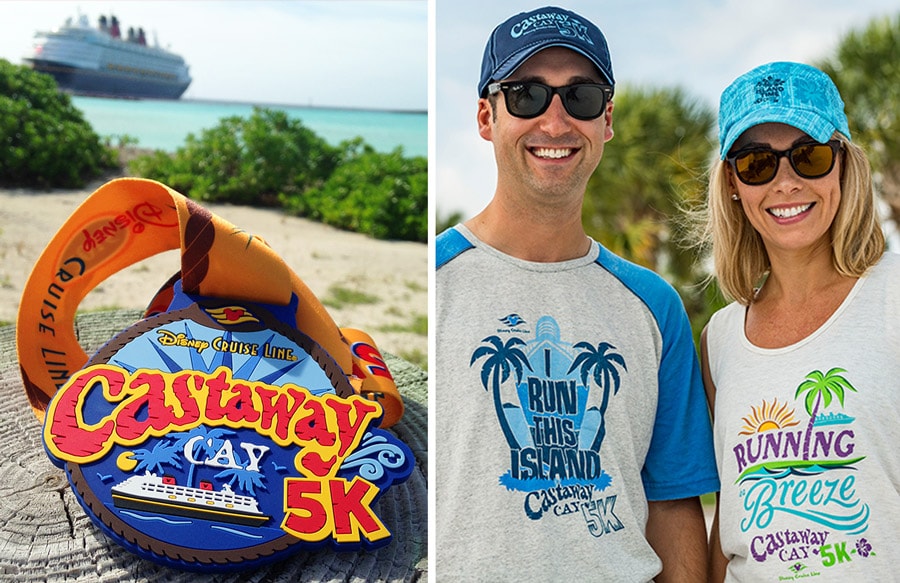 Castaway Cay 5k Medal and Merchandise