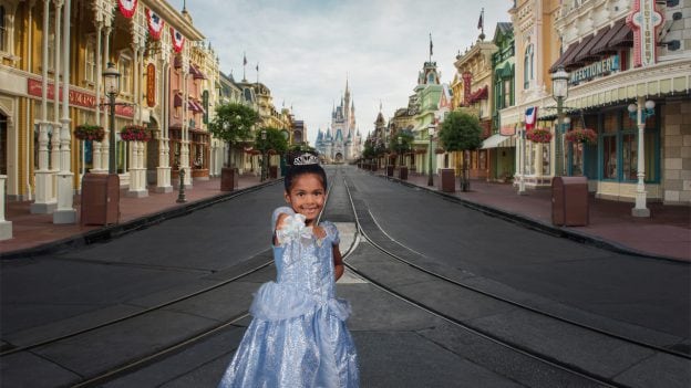 Disney Photopass Virtual Backdrop of Main Street U.S.A.