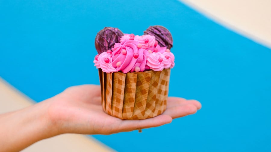 Hot Pink Cupcake from Disney’s Pop Century Resort and Disney’s Art of Animation Resort