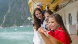 Family on an Alaskan Cruise