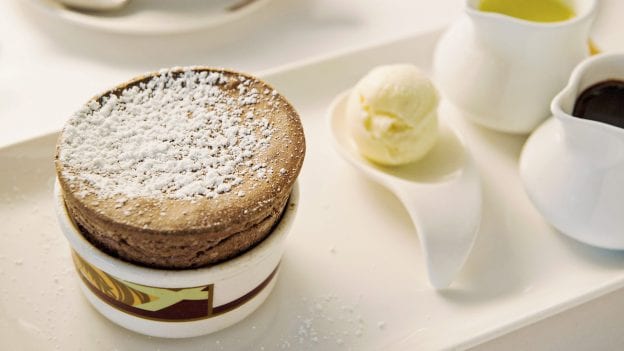 Disney Cruise Line’s Palo Chocolate Soufflé