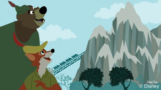 Robin Hood and Little John explore Expedition Everest at Disney's Animal Kingdom