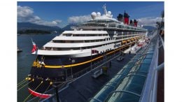 Disney Wonder in the Port of Vancouver
