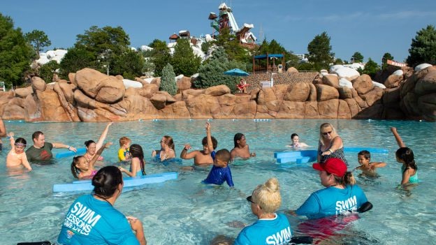 10th annual "World’s Largest Swimming Lesson" at Disney's Blizzard Beach