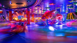 Nighttime photos of Alien Swirling Saucers at Disney’s Hollywood Studios﻿