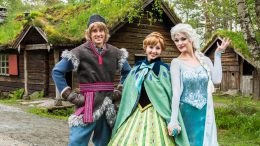 Anna, Elsa and Kristoff even stop by to join the festivities in Alesund, Norway with Disney Cruise Line