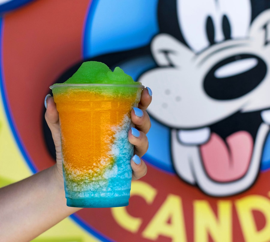 Goofy’s Glacier drink from Goofy's Candy Co. at Disney Springs