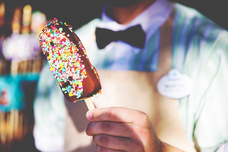 Hand-dipped Ice Cream Bar from Clarabelle’s Hand-Scooped Ice Cream at Disney California Adventure Park