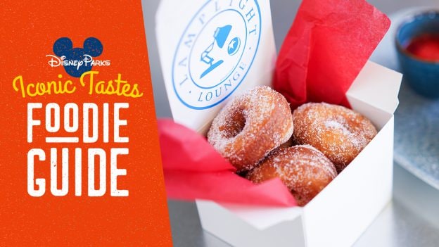 Foodie Guide to Iconic Tastes at Disney California Adventure Park - featuring the Mini Donuts from Lamplight Lounge at Disney California Adventure Park