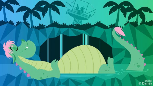 Disney Doodle: Elliot at Typhoon Lagoon