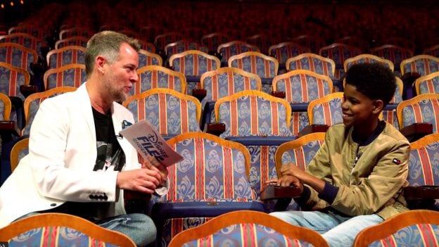 Disney Parks Blog author Ryan March interviews "The Lion King" star JD McCrary aboard the Disney Vacation Club Member Cruise