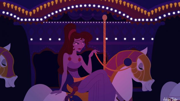 Disney Doodle: Megara Goes for a Spin