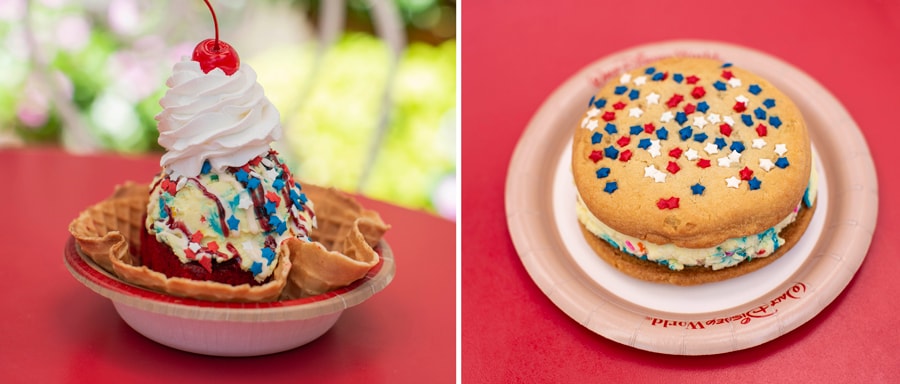 Specialty Items from Plaza Ice Cream Parlor at Magic Kingdom Park