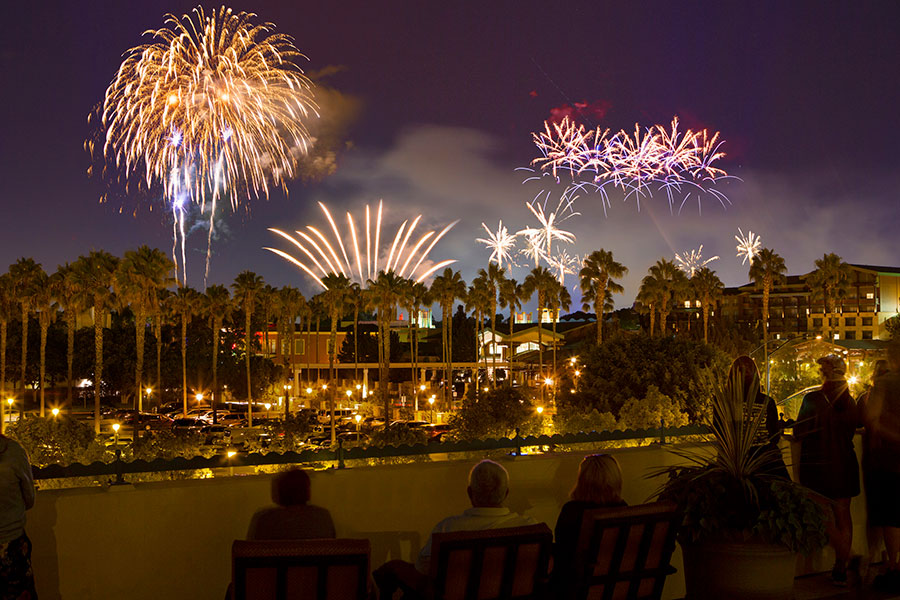 Fireworks of Disneyland park