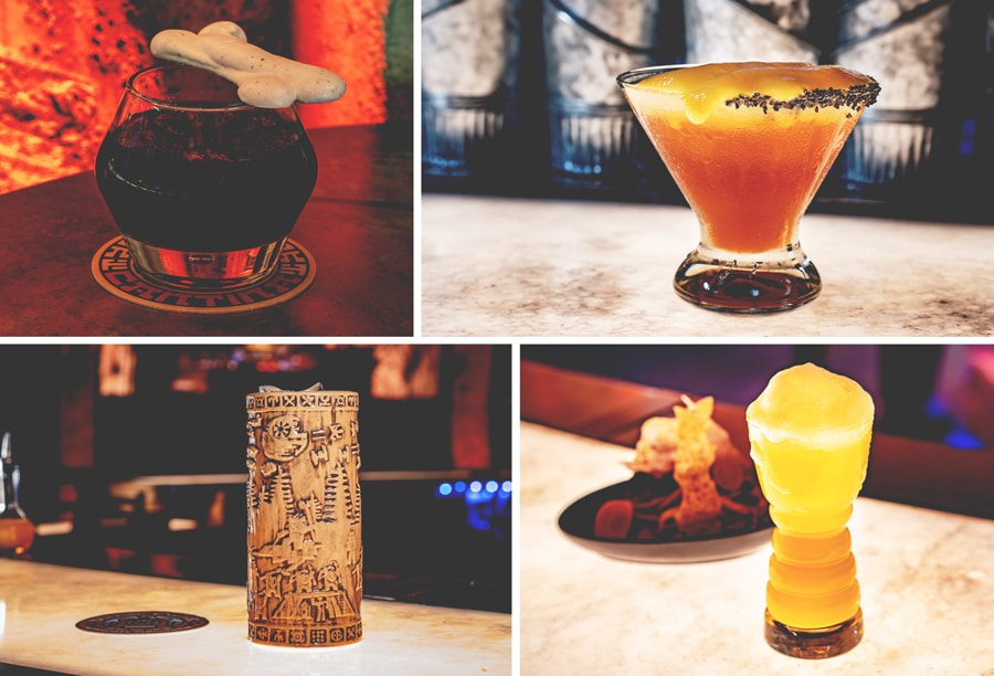 Specialty Beverages with Alcohol from Oga’s Cantina at Star Wars: Galaxy’s Edge