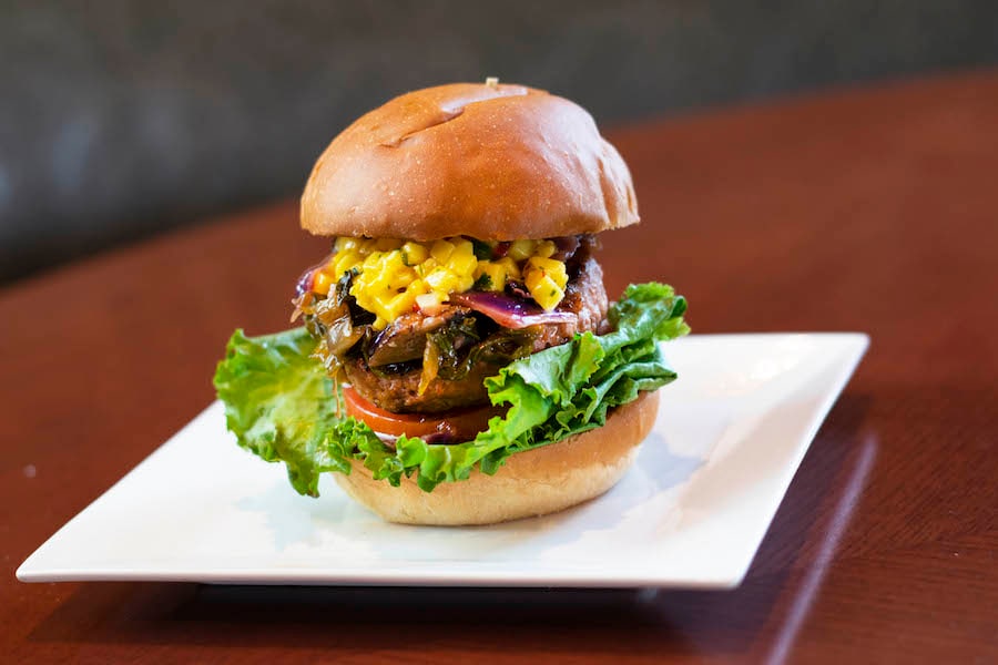 Vegan Burger from D-Luxe Burger at Disney Springs