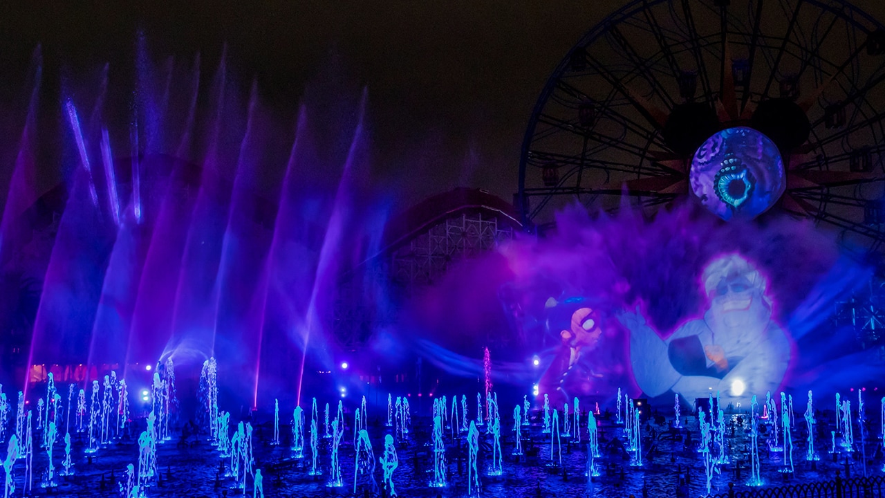 A Wickedly Fun Reveal World Of Color Nighttime Spectacular Villainous Debuting At Oogie Boogie Bash A Disney Halloween Party At Disney California Adventure Park Disney Parks Blog