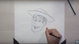 Drawing of Woody from 'Toy Story'