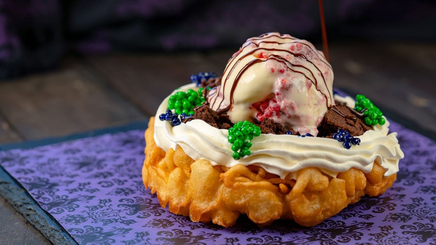 Dead-cadent Funnel Cake from Hungry Bear Restaurant at Disneyland Park