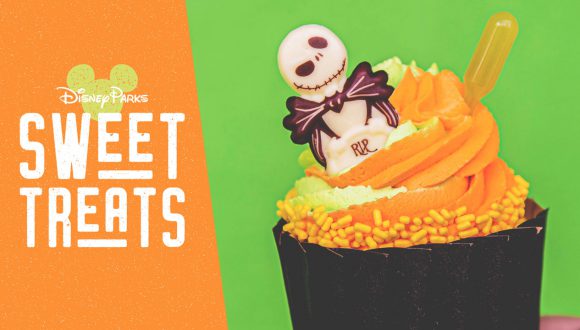 Walt Disney World Resort Sweet Treats: August 2019 featuring the Jack’s Hallow-Lime Cupcake