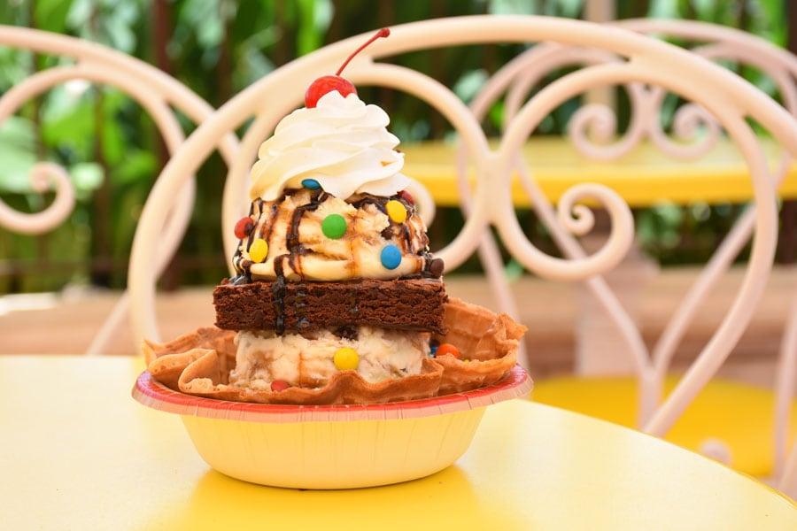 Monster Brownie Sundae from Plaza Ice Cream Parlor at Magic Kingdom Park